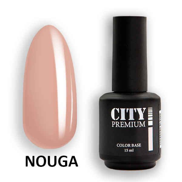 картинка CITY-NAIL Premium Color Base Nouga 15мл.  от магазина профессиональной косметики City-Nail
