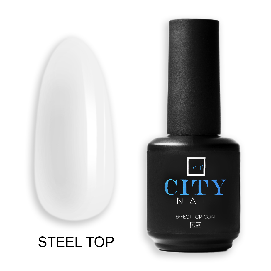 картинка CITY-NAIL STEEL TOP 15мл. от магазина профессиональной косметики City-Nail