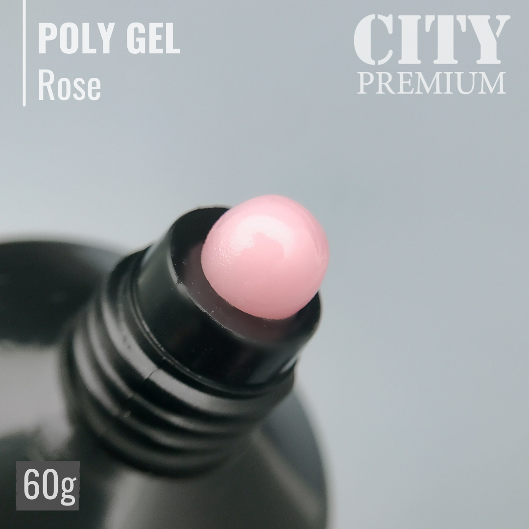 картинка CITY NAIL Premium  Poly Gel Rose 60гр от магазина профессиональной косметики City-Nail