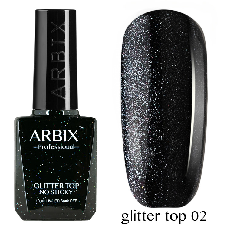 картинка ARBIX Glitter top №2 10мл от магазина профессиональной косметики City-Nail