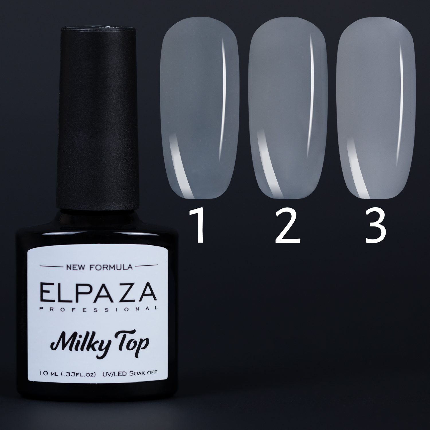 картинка Elpaza Milky Top Молочный топ №2 10мл от магазина профессиональной косметики City-Nail