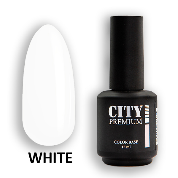 картинка CITY-NAIL Premium Color Base White 15мл.  от магазина профессиональной косметики City-Nail