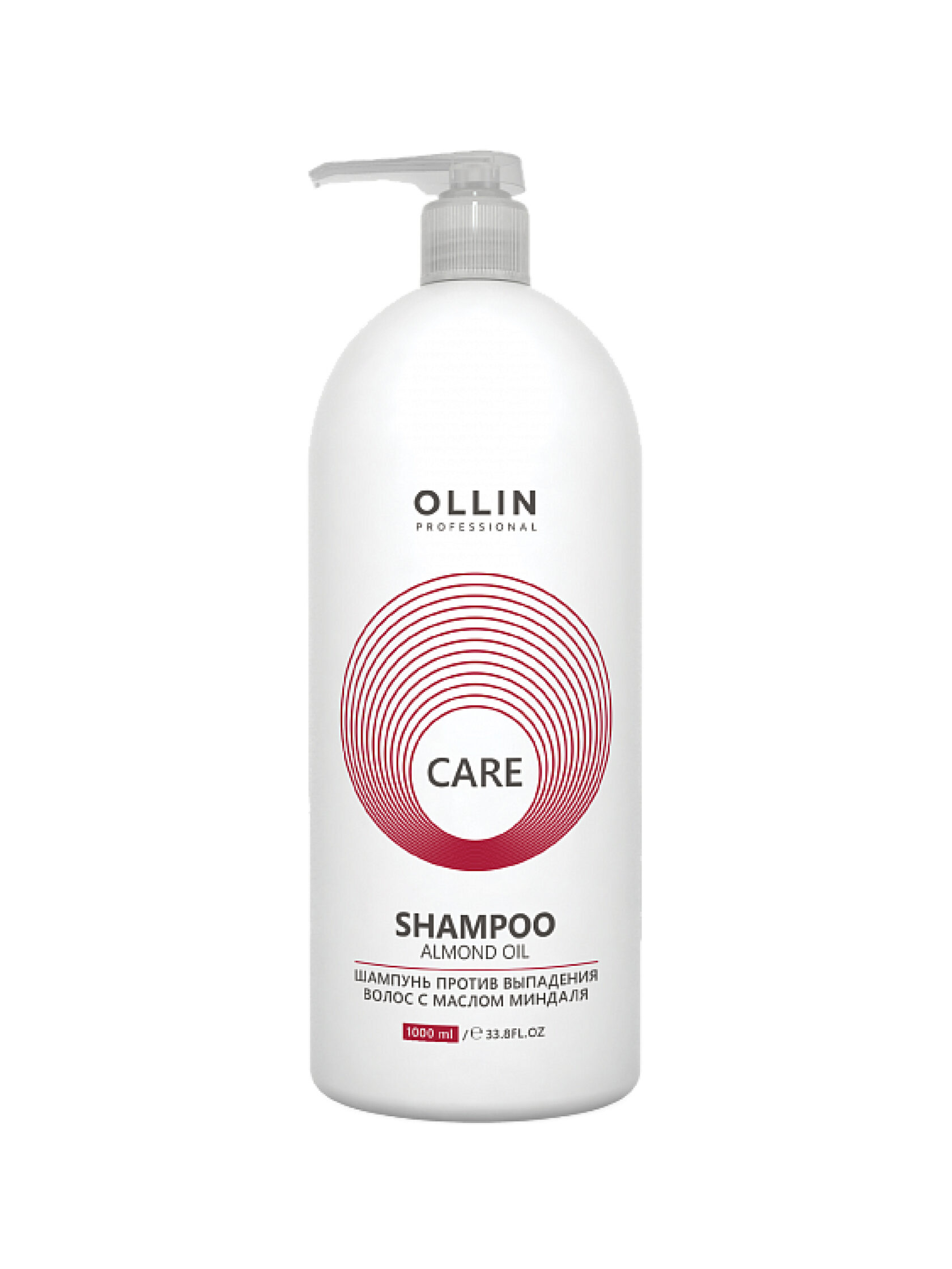 картинка OLLIN CARE Шампунь против выпадения волос с маслом миндаля 1000мл от магазина профессиональной косметики City-Nail