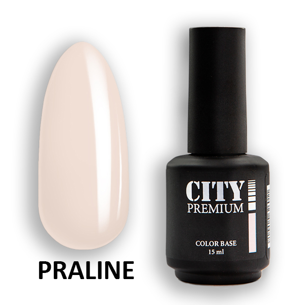картинка CITY-NAIL Premium Color Base Praline 15мл.  от магазина профессиональной косметики City-Nail