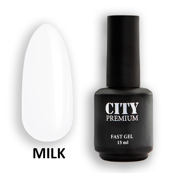 картинка CITY NAIL Premium  Fast Gel Milk 15мл от магазина профессиональной косметики City-Nail