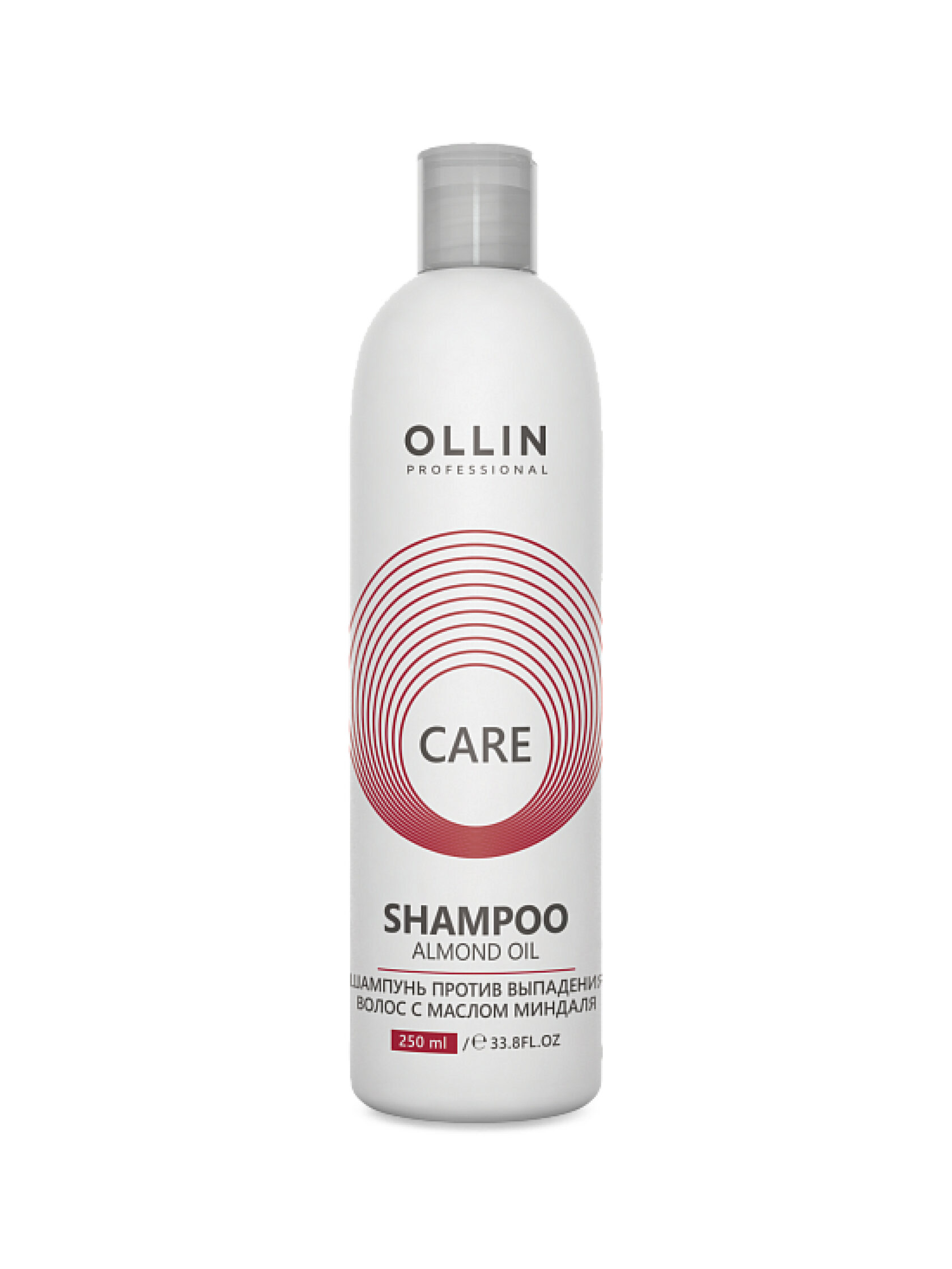 картинка OLLIN CARE Шампунь против выпадения волос с маслом миндаля 250мл от магазина профессиональной косметики City-Nail