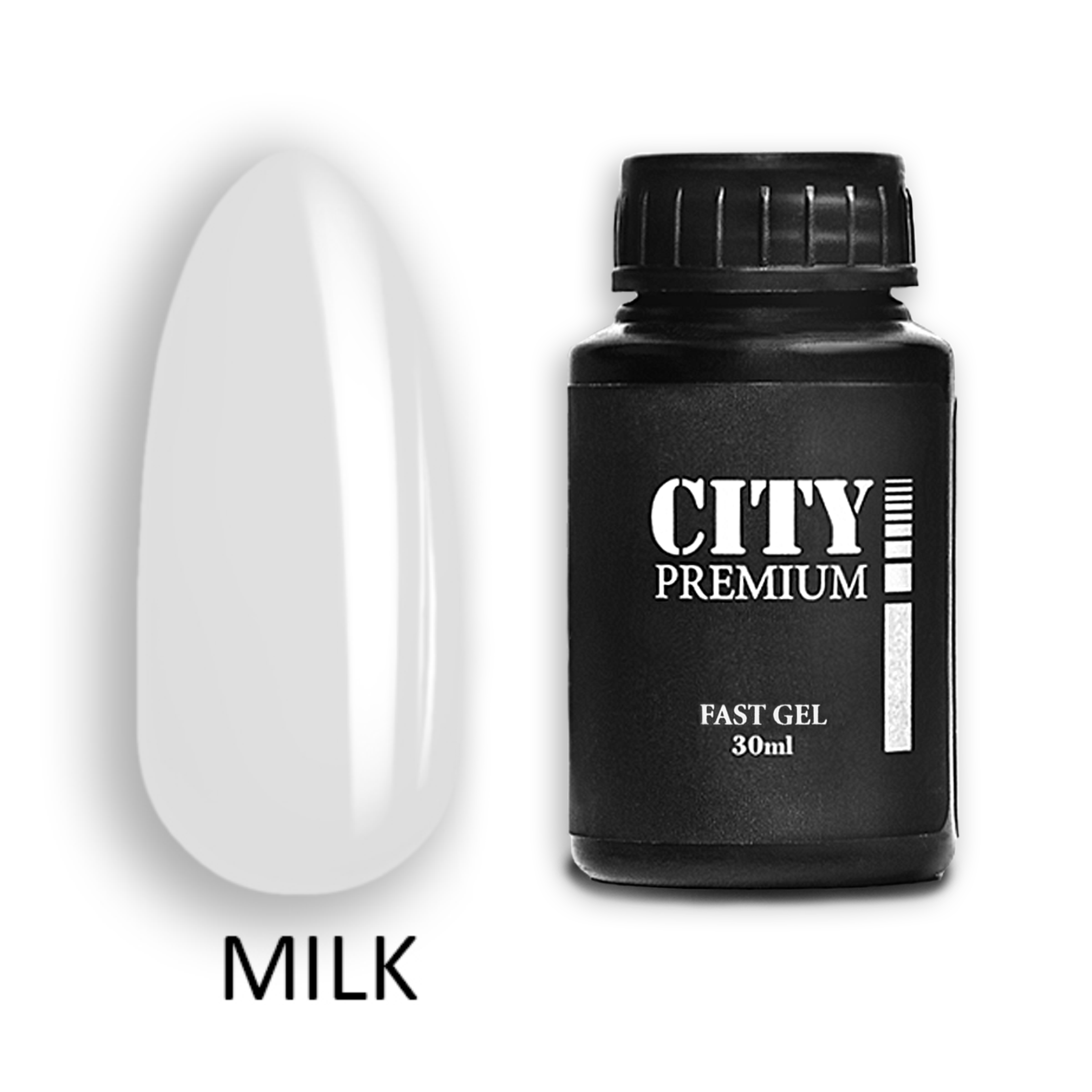 картинка CITY NAIL Premium  Fast Gel Milk 30мл от магазина профессиональной косметики City-Nail
