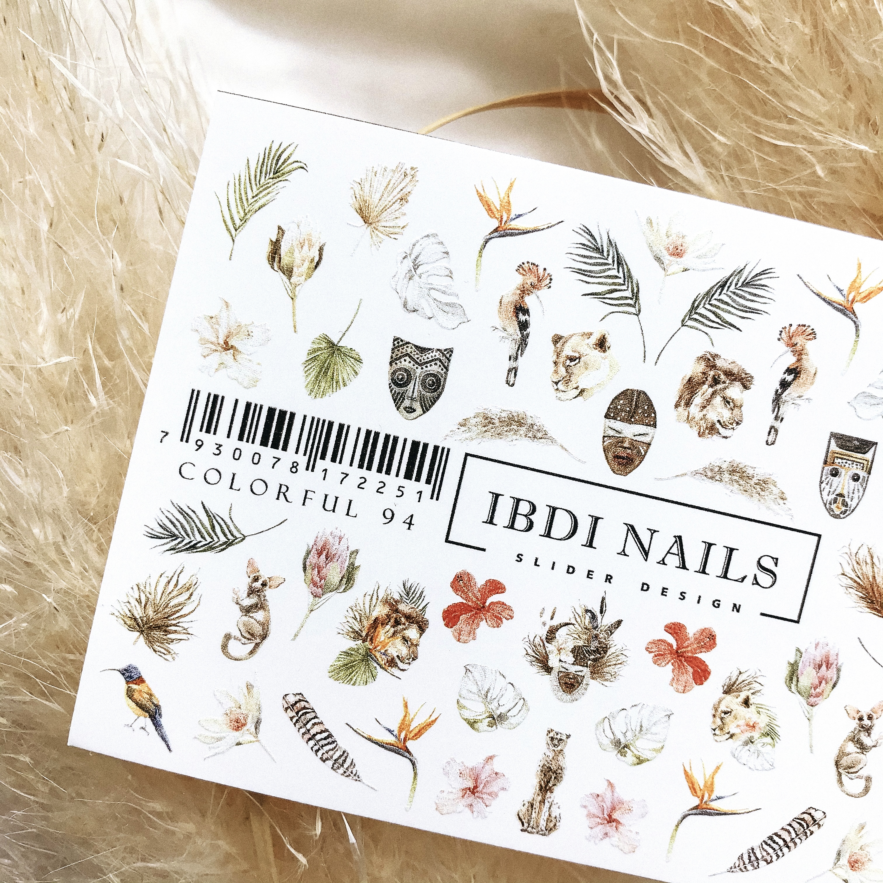 картинка Слайдер IBDI NAILS colorful №94 от магазина профессиональной косметики City-Nail